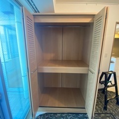 組立式クローゼット、衣装棚の画像