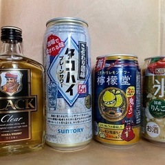 ビールASAHIスーパードライSAPPORO黒ラベル焼酎氷結ウィスキー日本酒の画像
