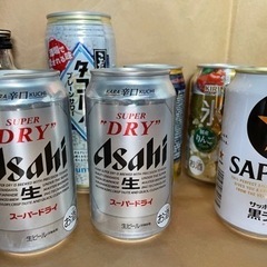 ビールASAHIスーパードライSAPPORO黒ラベル焼酎氷結ウィスキー日本酒の画像