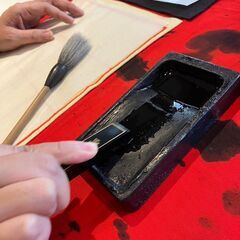 書に親しむ体験会／元巫女で書家の浩戸さんと共にの画像