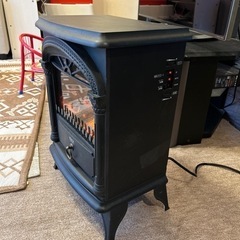 暖炉風電気ストーブ　お値下げ始めます！の画像