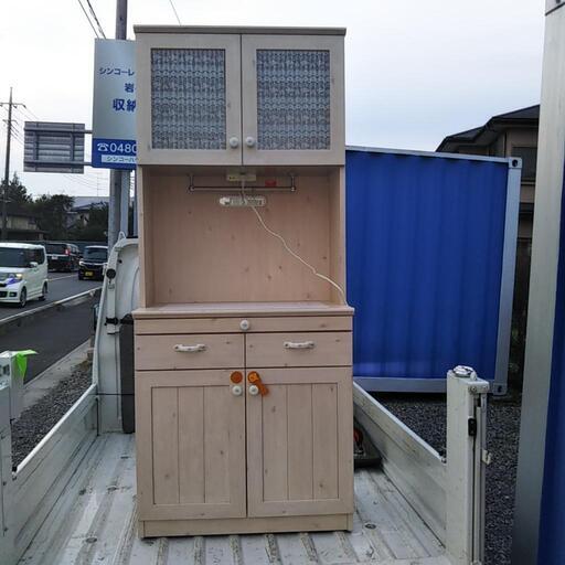 ♥年末に向け大セール♥キッチン食器棚♪　カントリー　ファンシー系　激カワ♥　岩槻区発！　コメント･引き取りのスムーズな方♪★美品★