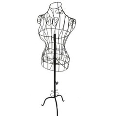 トルソー　洋服掛け　ブラック