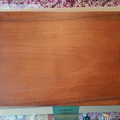 未使用新品　マホガニーまな板の画像