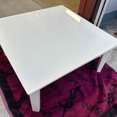 【動作保証あり】協立工芸 LH-40NS 正方形 折りたたみ 家具調こたつ 75cmx75cm【管理KRK902】の画像
