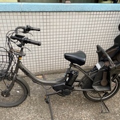 電動自転車　ビッケ2bリヤ付き　幼児2人同乗自転車適合