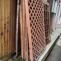 ラティスフェンス　ガーデニング　木製　1枚/3000円