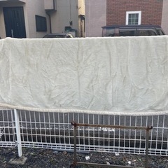 二枚合わせ毛布　花柄の画像