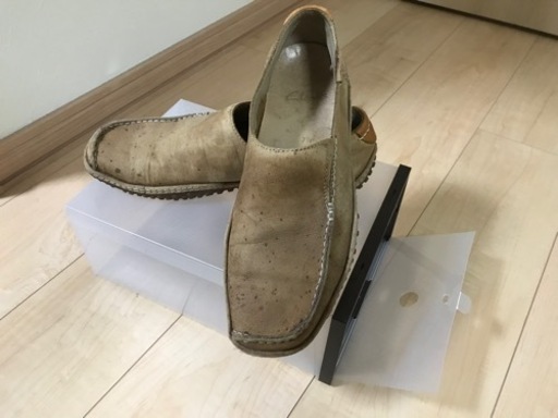 クラークス　ドライビングシューズ　シューズケース付き