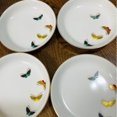 香蘭社　小皿　4枚 直径約12cm