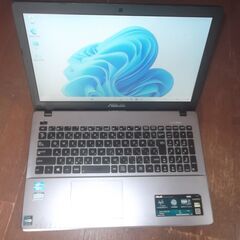 第11号　ASUS　ノートパソコン　Core i7 　SSD240GB　メモリ選択可能