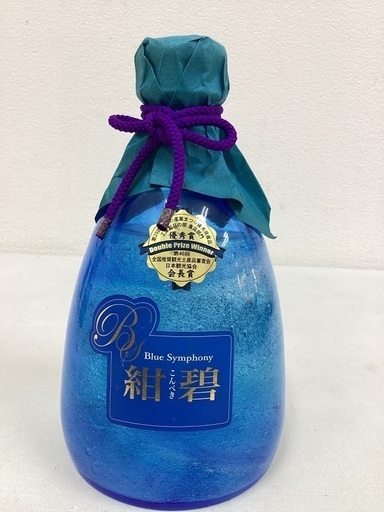 ⑧泡盛古酒紺碧30度720ml詰口2006年琉球ガラス容器入り (外間