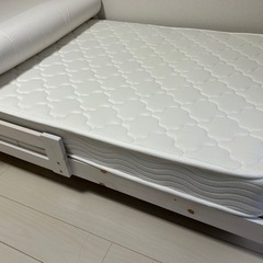 ニトリ　ホワイト　すのこベット　マットレス　無料の画像