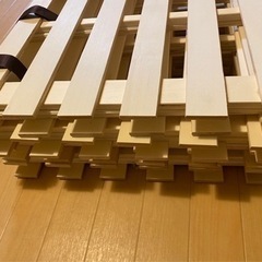 ニトリ　すのこ　シングル用セミダブル用セットの画像