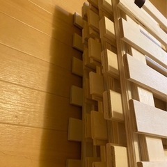 ニトリ　すのこ　シングル用セミダブル用セットの画像