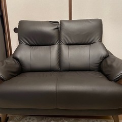 ニトリ　ダークブラウン　ソファー