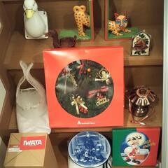 新品 箱入 Xmas ガラス花瓶 リース ステンドグラス キャン...