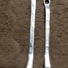工具中古品 お譲りします②  KTC メガネレンチ 2本セット