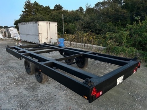 20ftコンテナハウストレーラーハウスシャーシ (n.k) 鉾田の外装