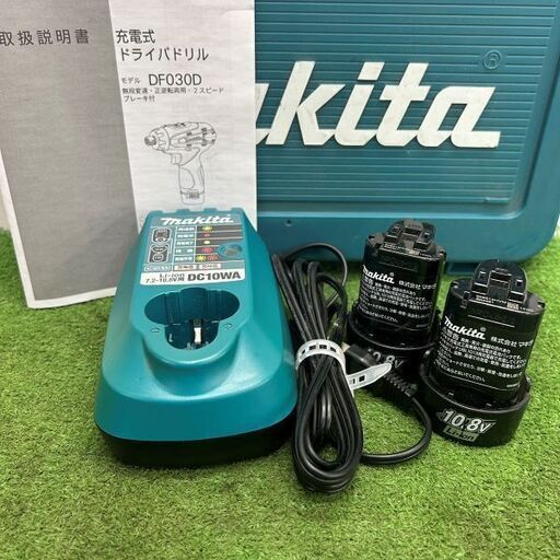 マキタ DF030D 充電式ドライバドリル【野田愛宕店】【店頭取引限定】【中古】ITUW6H94FUA2