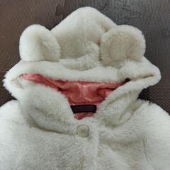 クマ耳ファーコート　110の画像
