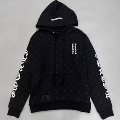 クロムハーツ　モノグラム透かし　プルオーバーパーカー　M