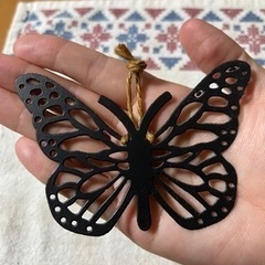 バタフライのオーナメント1個の画像