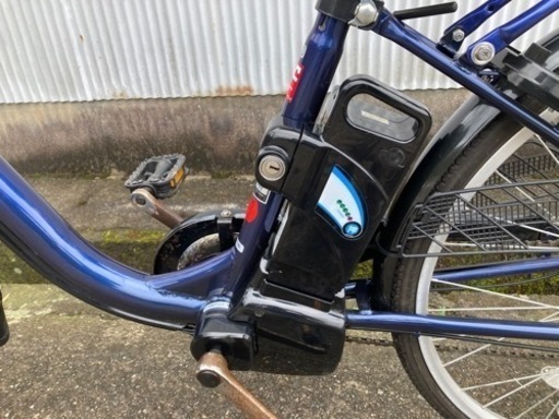 ガクチャリ　26インチ　電動アシスト自転車　ネイビー