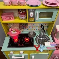 マザーガーデン　　トイザラス　木製　キッチン　セットの画像