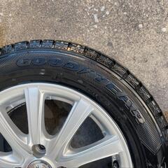 (受け渡し者決定しました!)スタッドレスタイヤホイールセット 　グッドイヤー ICENAVI　 165/70R14　2018年式　バリ溝　コンパクトカー　ハスラー等にの画像