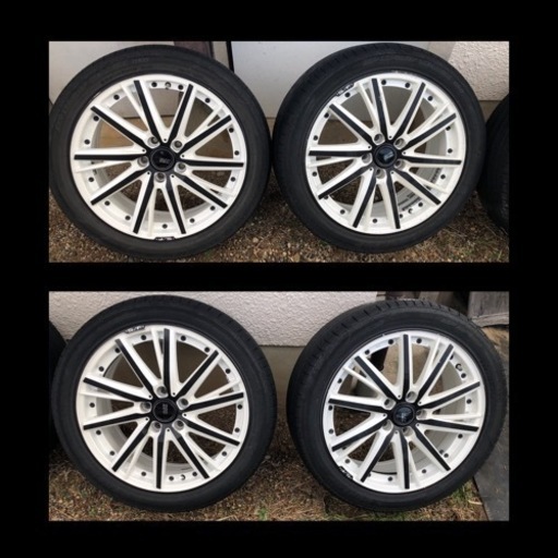 ■ 225/45R18 ダンロップSPスポーツマックス　4本ホイールセット■