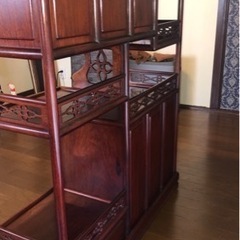 飾り棚　唐木　おしゃれ　レトロの画像