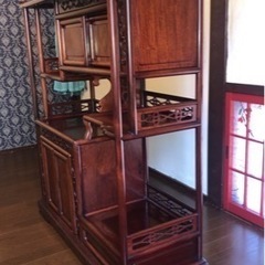 飾り棚　唐木　おしゃれ　レトロの画像