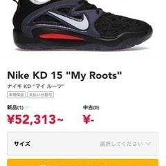 新品　破格　Nike KD 15 "My Roots"ナイキ KD "マイ ルーツ" ロイヤルティント バスケットシューズ  27cm