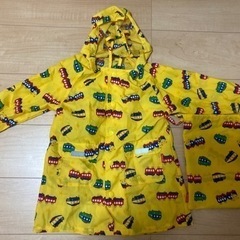 【受け渡し決まり】ミキハウス　レインコート　SS