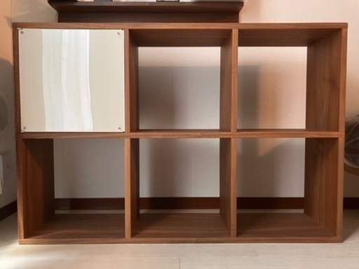 無印良品 スタッキングシェルフセット 3×2  ウォールナット