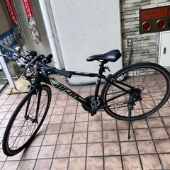 クロスバイク前輪後輪変速機能あり