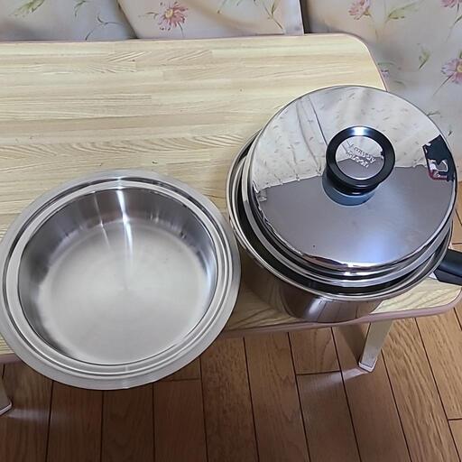 値下げ！アムウェイ 鍋 フライパン 旧型 新品無水鍋 Amway Queen cook 旧型