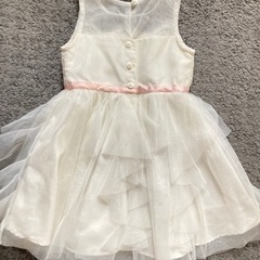 コストコ キッズドレス 白 フォーマル 100サイズの画像