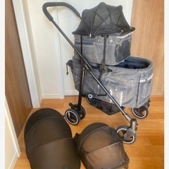 ペットカート マザーカート 2段 グラマーイズム 多頭 お引取りは値引有