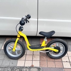 キッズサイクル　PUKY イエロー