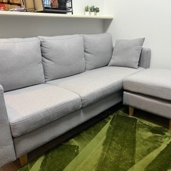 譲り先決まってます】三人掛けソファ【引き取り限定】