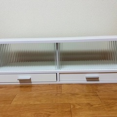 美品★カウンター上収納