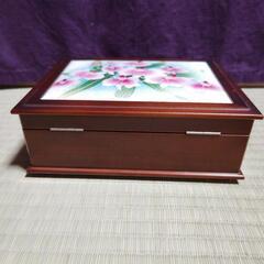 オルゴール ジュエリー ボックス 曲 いい日旅立ち 宝石箱 七宝焼の画像