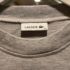 【定価2万円 着用1回】LACOSTE ワンピース グレー 38号サイズの画像