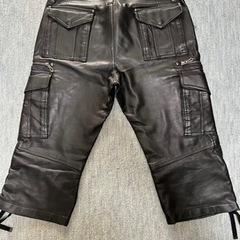 5351 pour les hommes シープレザーハーフパンツの画像