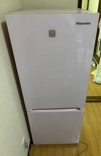 ※引渡しの方決定済み※ハイセンス 154L 2ドアノンフロン冷蔵庫 keyword ピンク