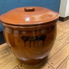久松　丸壺8号？10号？　蓋付き　おまけつき