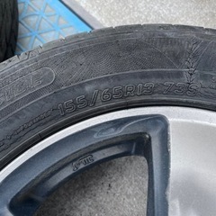 軽トラ、軽バン用　100-4H タイヤおまけの画像