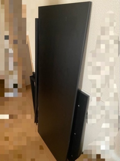 L字テーブル 27インチモニター並べて3台置けます